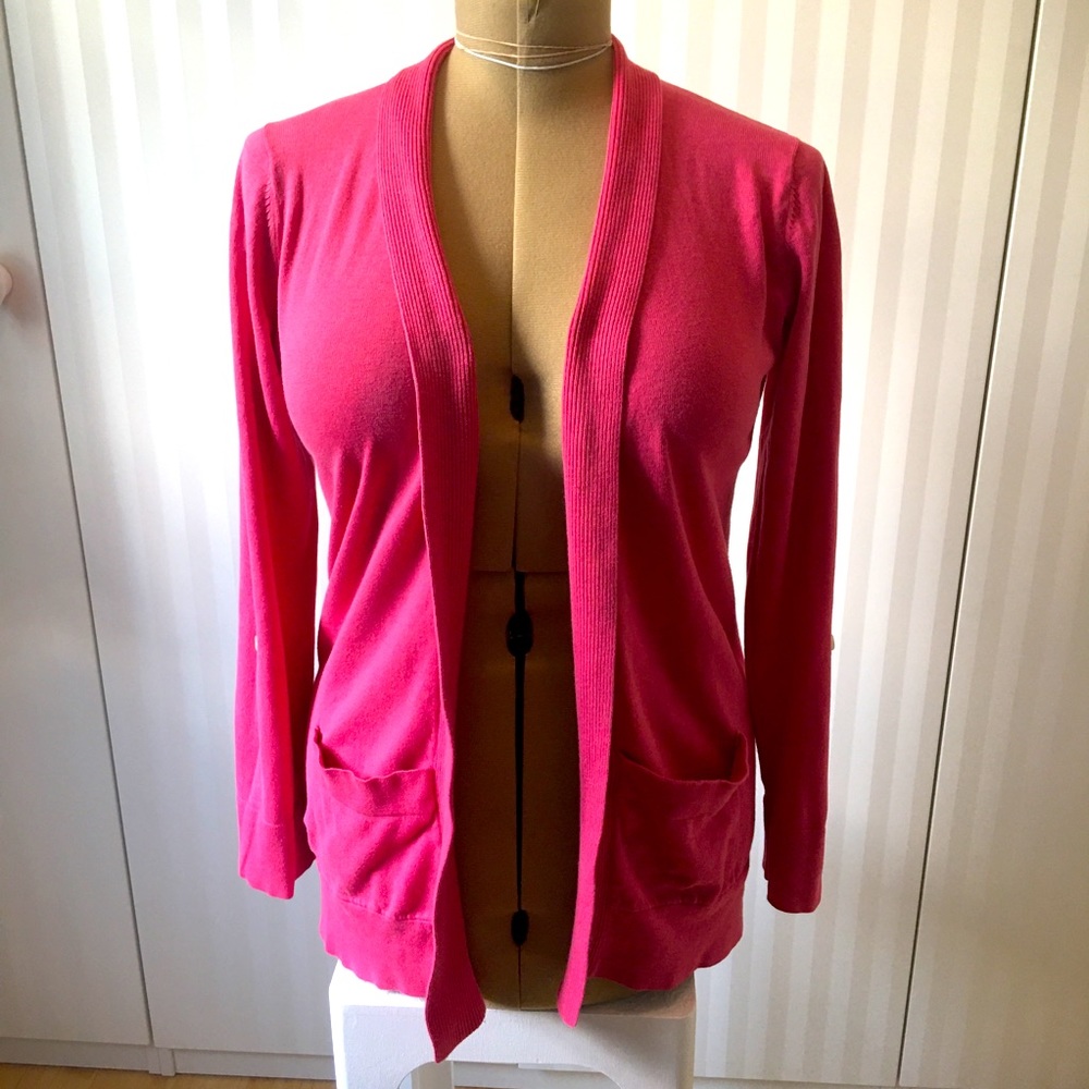 Denver Hayes soft pink cardigan Size M